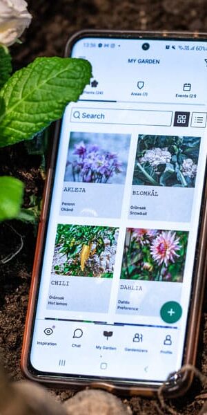 Gardenize trädgårdsapp organisera trädgården - organize garden Gardenize garden app