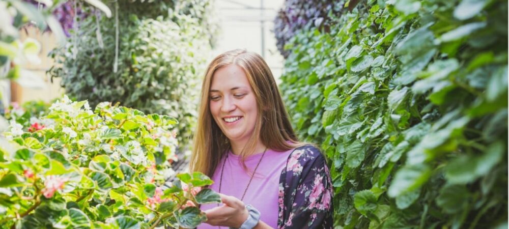 Woman gardener