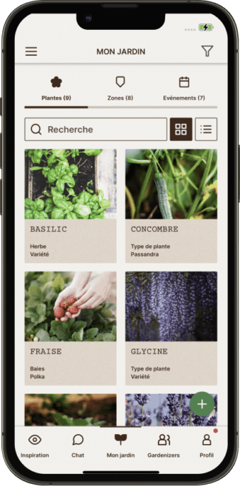 plants card view